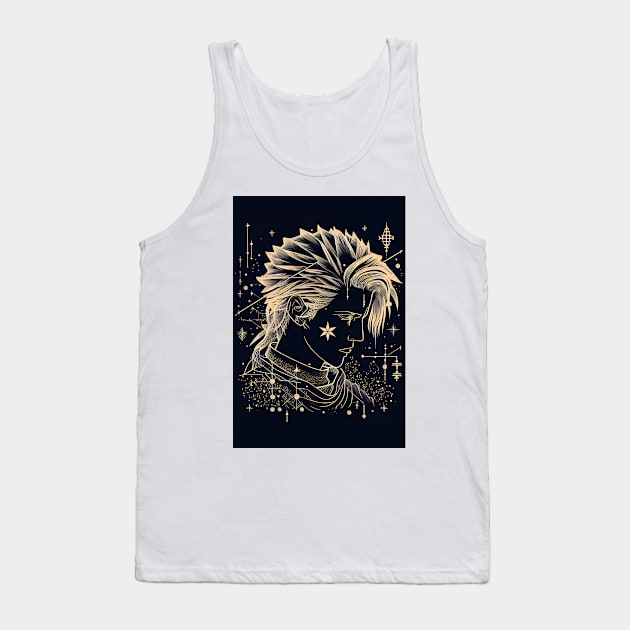 Cloud Christmas Tank Top by Khaos Kingdom